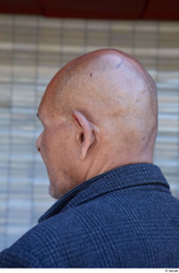 Head Man Casual Slim Bald Street photo references